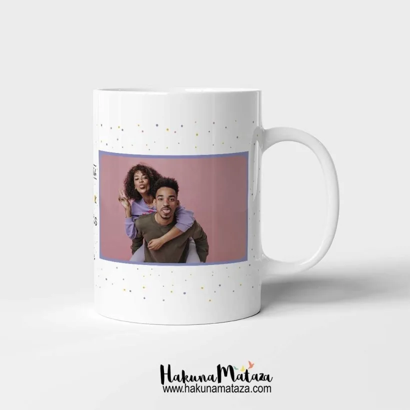 Taza personalizada con foto - Gracias por estar a mi lado | Hakuna Mataza 2
