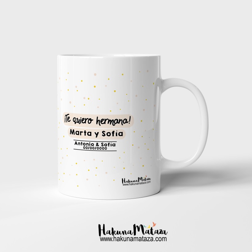 Taza personalizada - Hermanos: mezcla perfecta