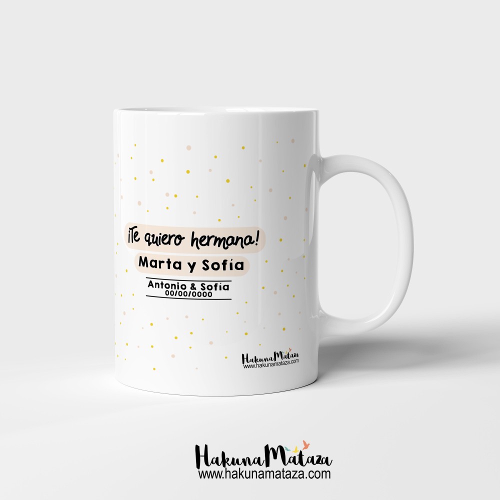 Taza personalizada - Hermanos: mezcla perfecta