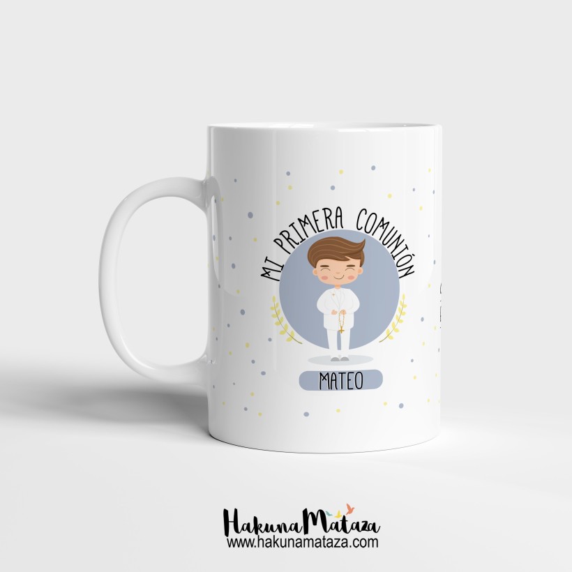 Taza de comunión para niña personalizada 2
