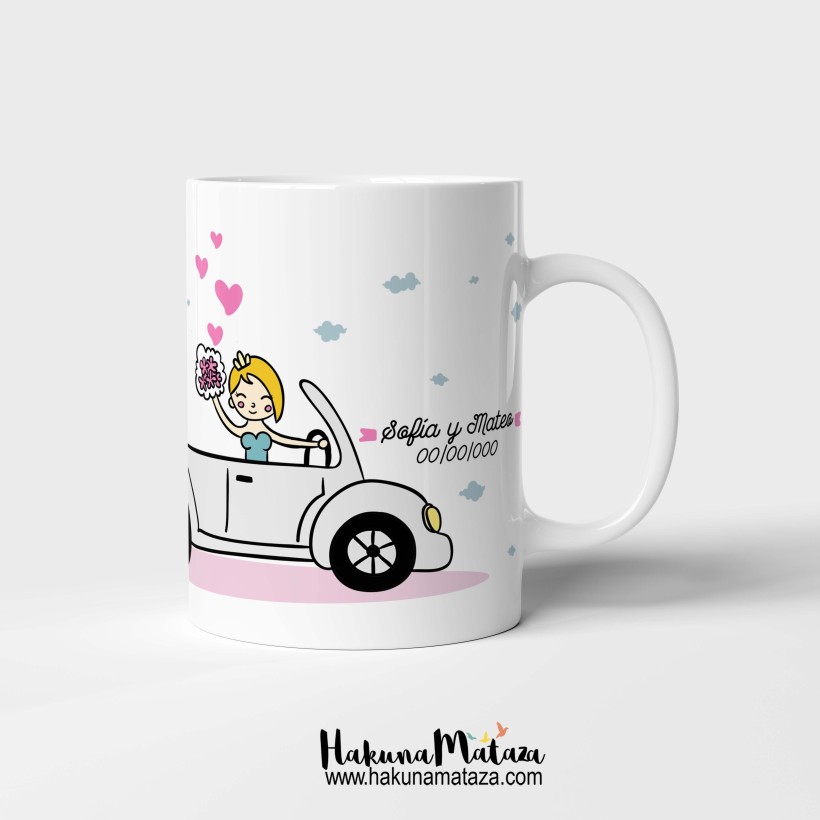 Taza personalizada - El chófer más molón de la boda Taza personalizada - El chófer más molón de la boda