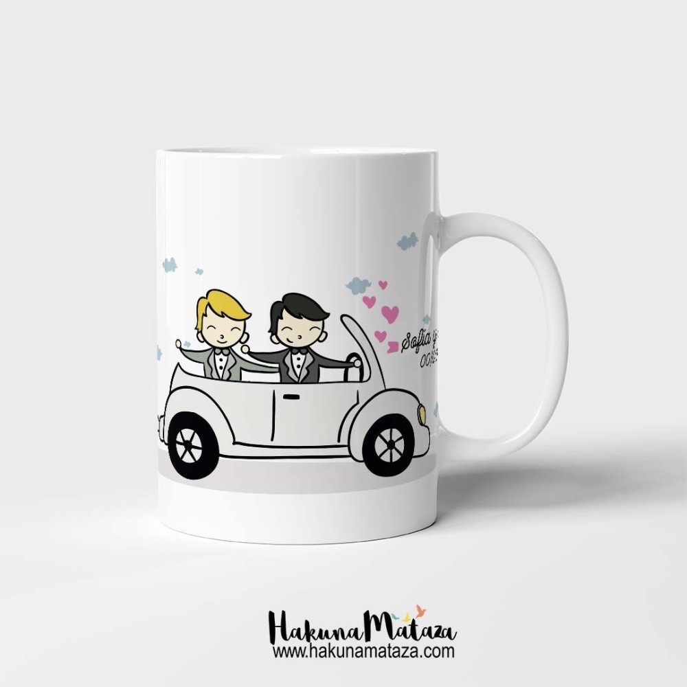 Taza personalizada - El chófer más molón de la boda