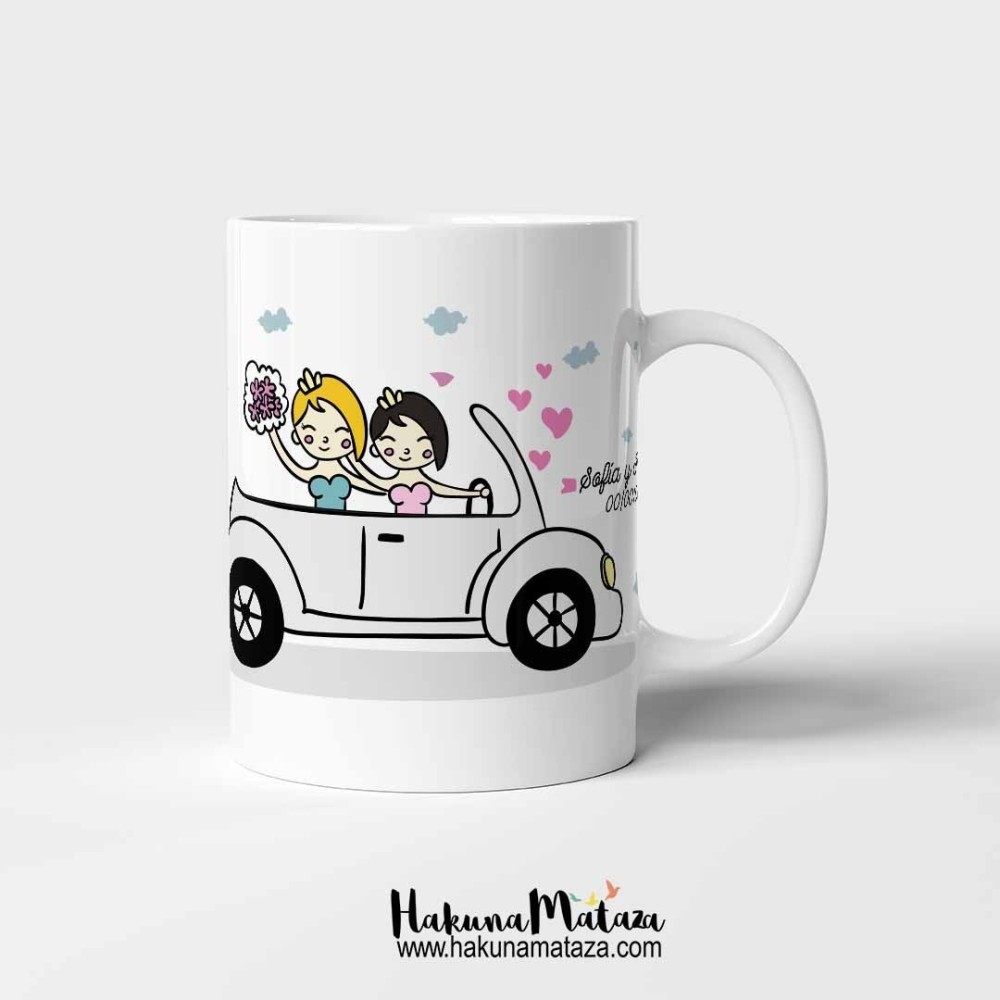 Taza personalizada - El chófer más molón de la boda