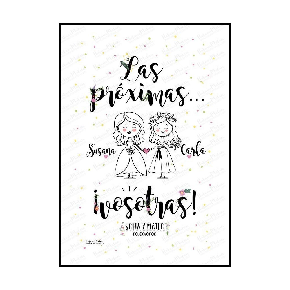 Lámina personalizada - Los próximos vosotros