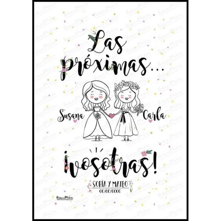Lámina personalizada - Los próximos vosotros