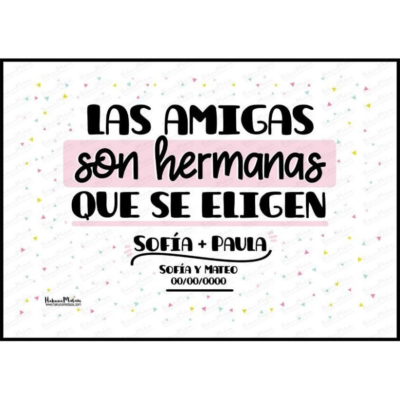 Lámina personalizada - La familia que se elige