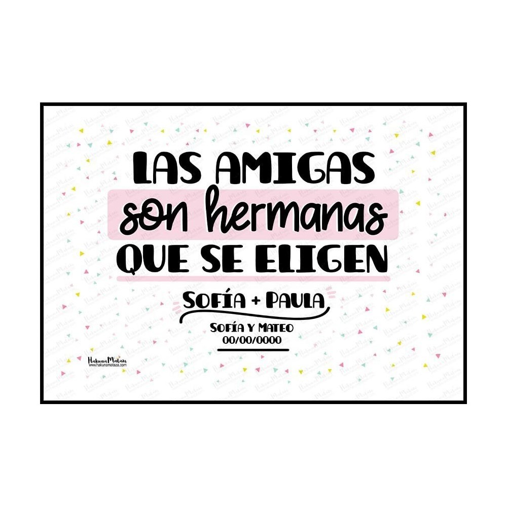 Lámina personalizada - La familia que se elige