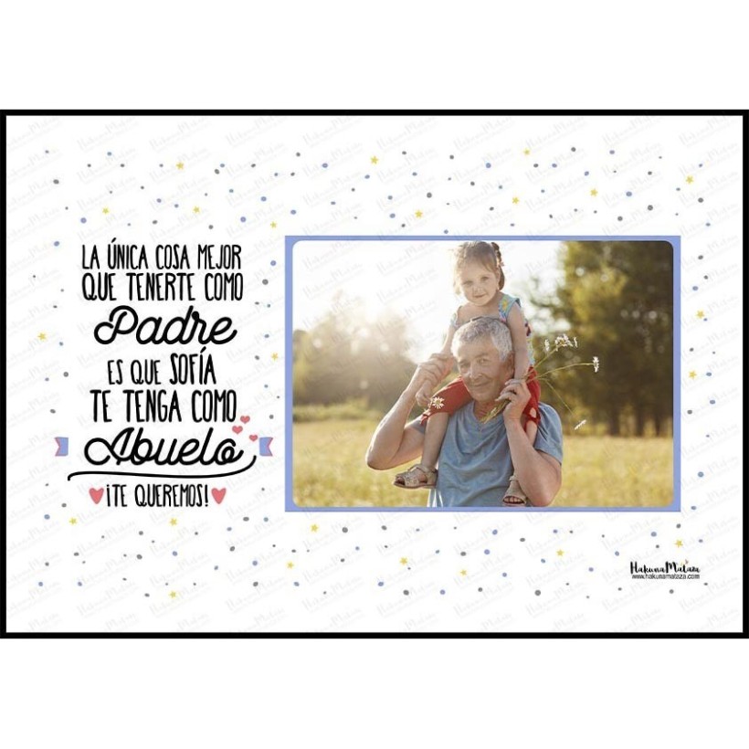 Lámina personalizada con foto - La única cosa mejor que tenerte Lámina personalizada con foto - La única cosa mejor que tenerte