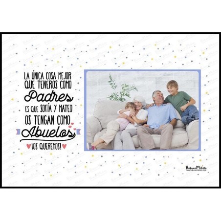 Lámina personalizada con foto - La única cosa mejor que tenerte