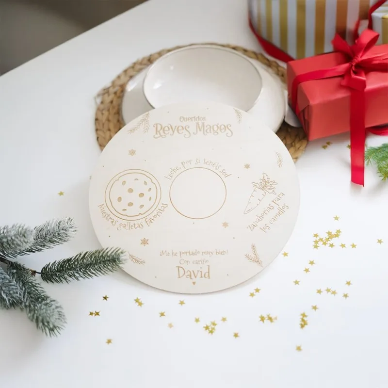 Bandeja Reyes Magos / Papá Noel · diseño