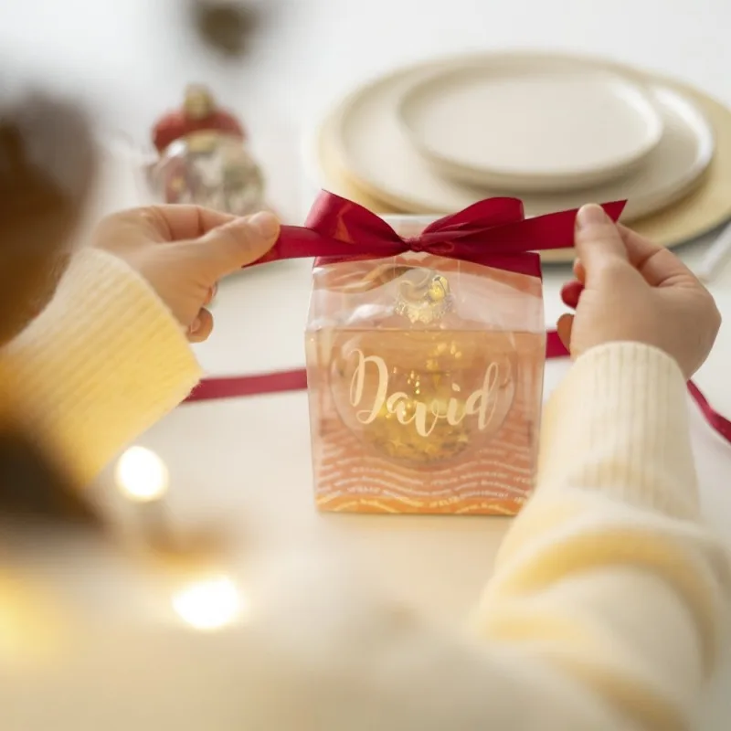 Bola de Navidad personalizada - Natalicio · detalle