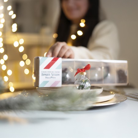 Pack 6 marcasitios Navidad - Bosque Nevado Pack 6 marcasitios Navidad - Bosque Nevado