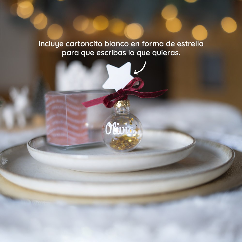 Bola marcasitio Navidad - Cielo dorado