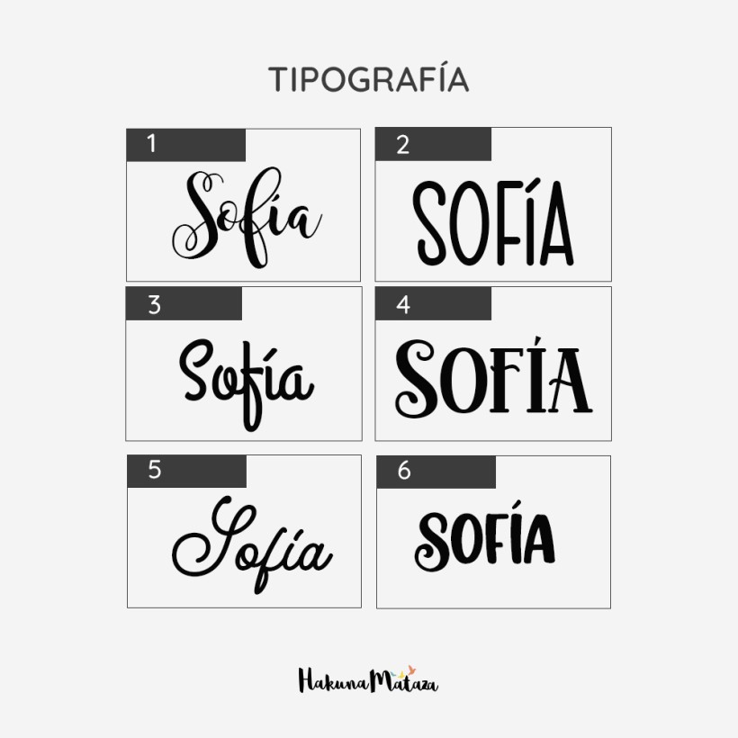 Adorno acrílico Navidad - Nombre 2