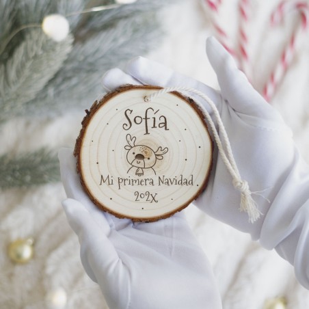 Rodaja árbol de Navidad - Mi primera Navidad