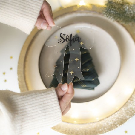 Adorno acrílico Navidad - Lazo