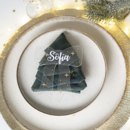 Adorno acrílico Navidad - Lazo