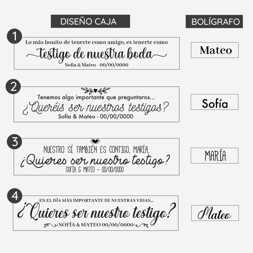 Caja bolígrafo personalizado