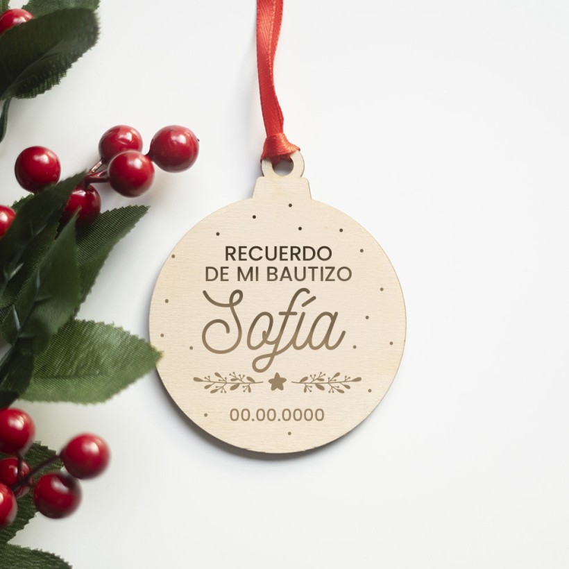 Adorno Navidad - Bautizo