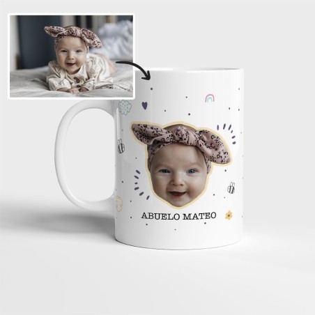 Taza - Cara niño niña