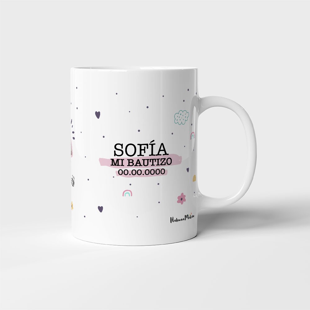 Taza - Cara niño niña