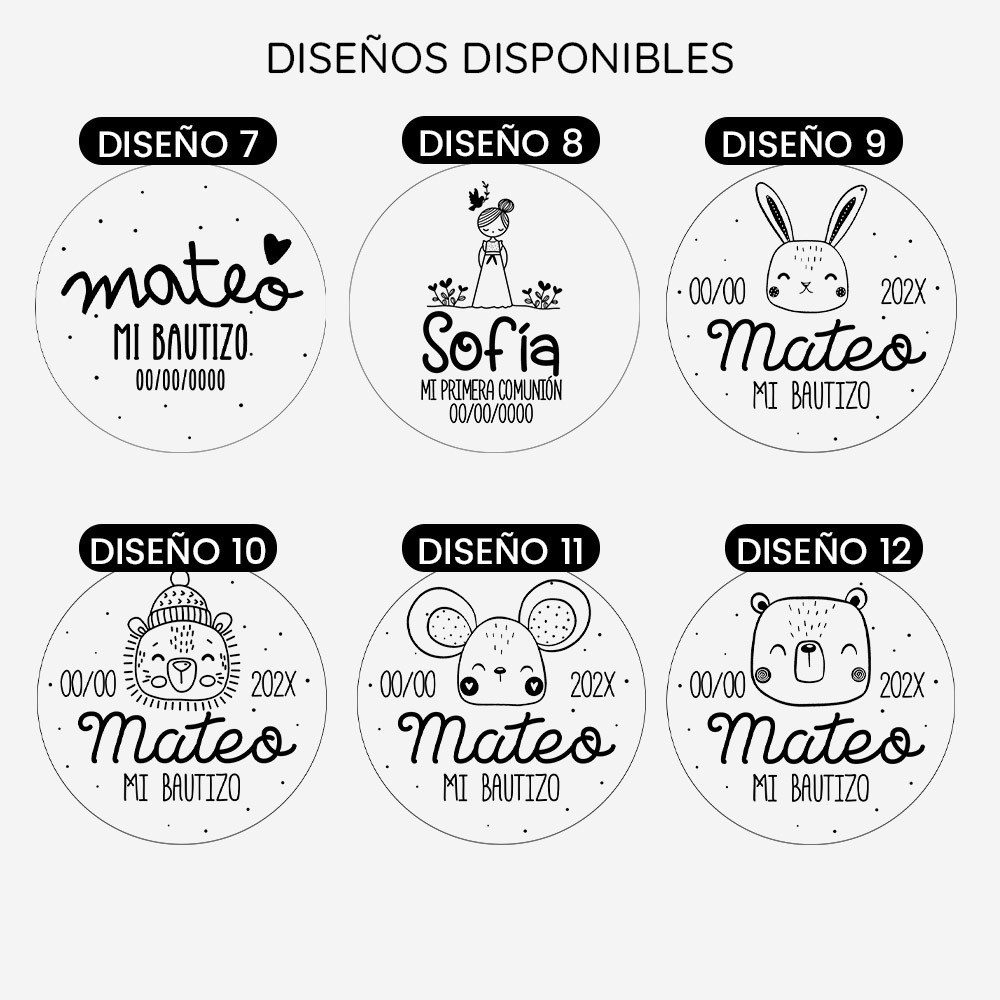 Espejo de madera personalizado (Bautizo y Comunión)