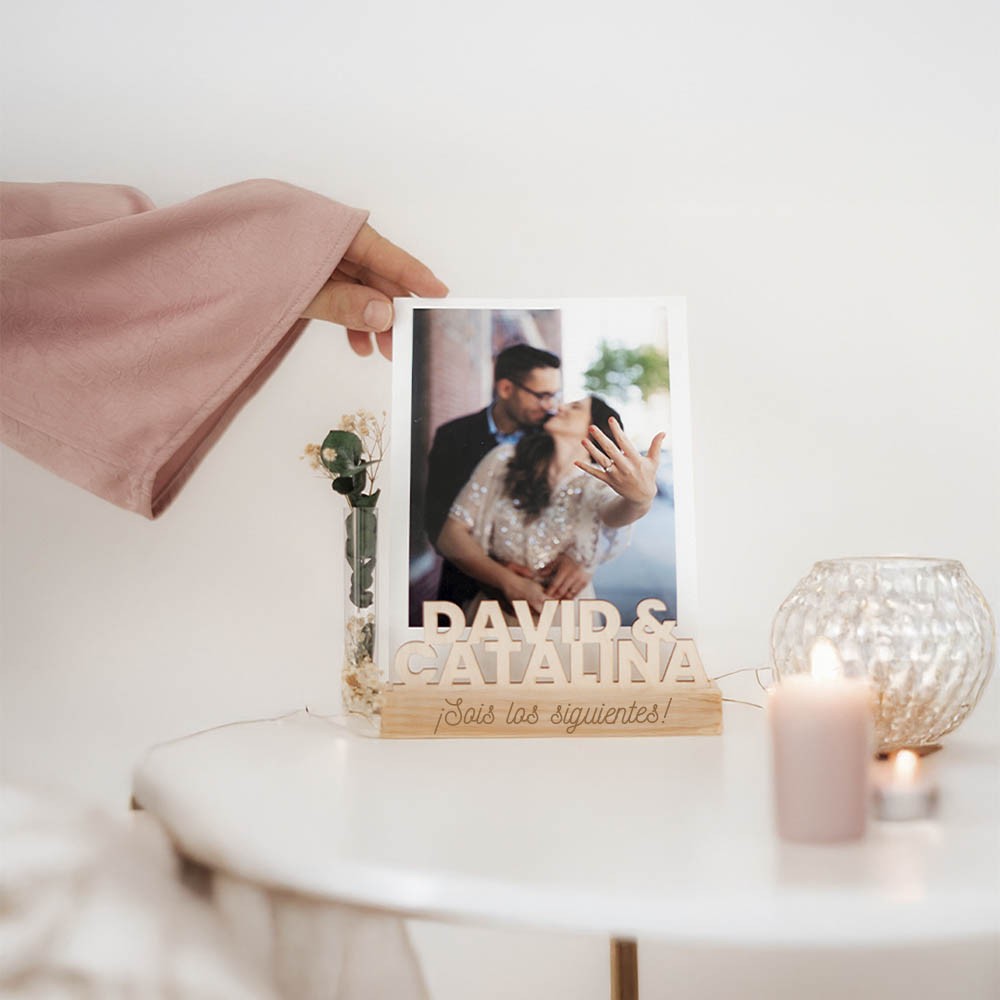 Soporte polaroid personalizado