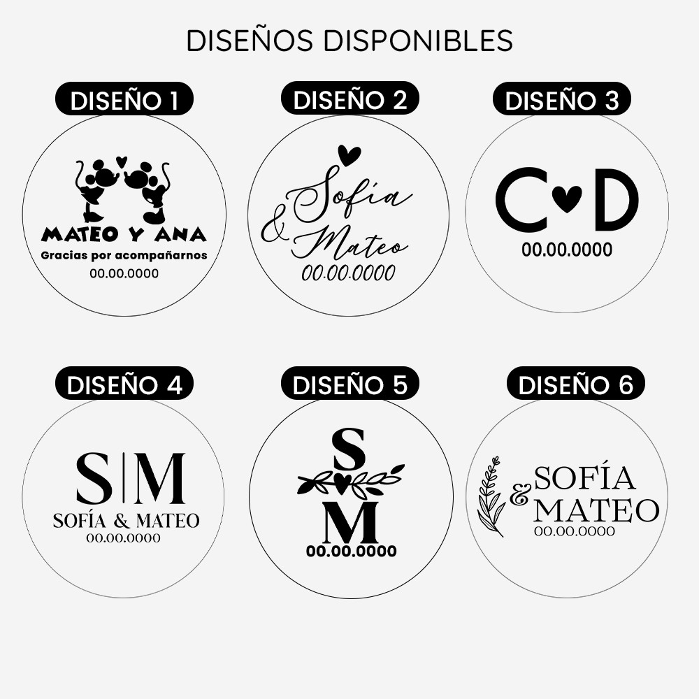 Llavero de madera / Bodas