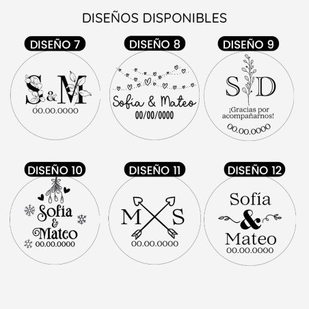 Llavero de madera / Bodas