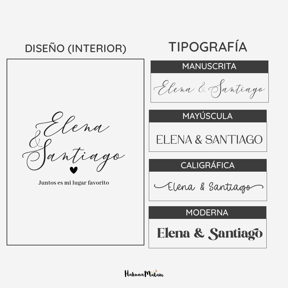 Marco libro personalizado pareja