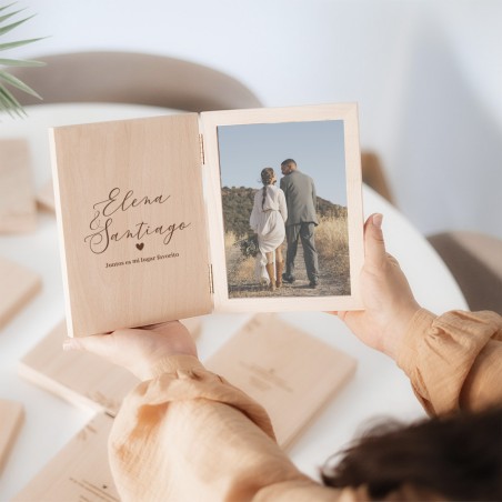 Marco libro personalizado pareja