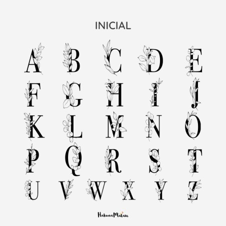Opciones de tipografía para personalizar el texto en la portada, destacando el estilo con iniciales. Opciones de tipografía para personalizar el texto en la portada, destacando el estilo con iniciales.