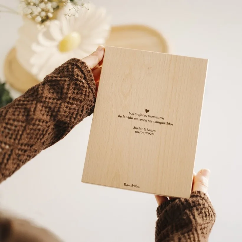 Marco libro personalizado - Diseño Floral | Hakuna Mataza 2
