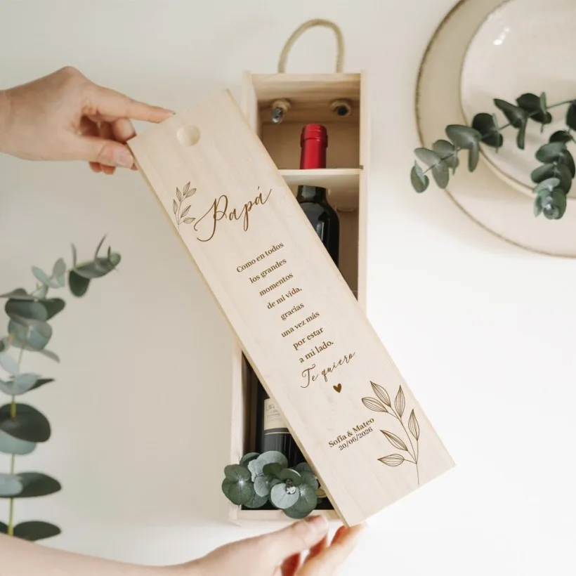 Caja de vino personalizada | Hakuna Mataza