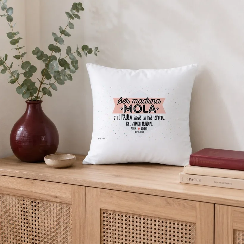Cojín personalizado - Ser madrina mola | Hakuna Mataza 2
