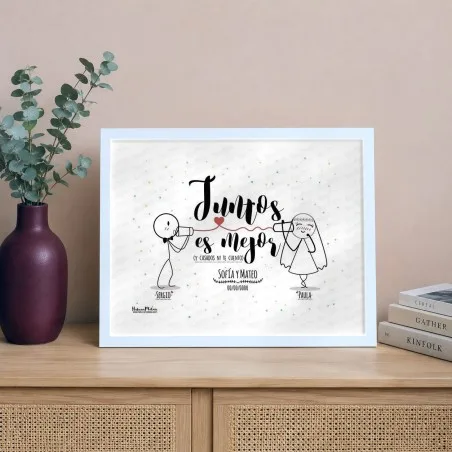 Lámina personalizada - Juntos es mejor