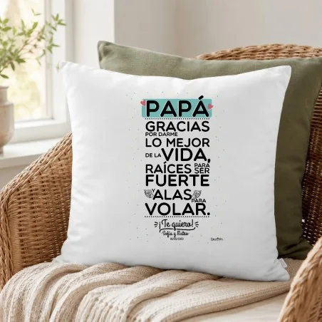 Cojín - Papa gracias por darme lo mejor