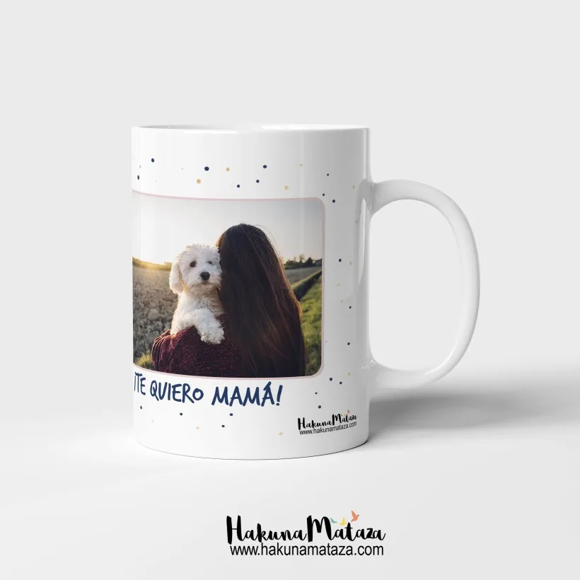 Taza personalizada con foto - De tu hijo / hija de cuatro patas (Día de la Madre) | Hakuna Mataza 2