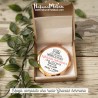 Espejo compacto oro rosa - Gracias hermana