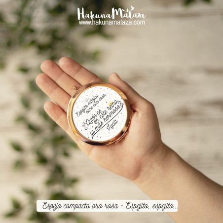 Espejo compacto oro rosa - Espejito, espejito... Espejo compacto oro rosa - Espejito, espejito...