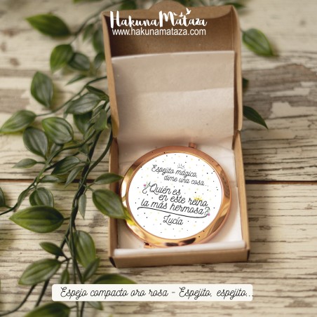 Espejo compacto oro rosa - Espejito, espejito... Espejo compacto oro rosa - Espejito, espejito...