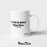Detalle del diseño de la taza con la frase "De todas las madres"