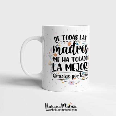 Taza personalizada - De todas las madres Taza personalizada - De todas las madres