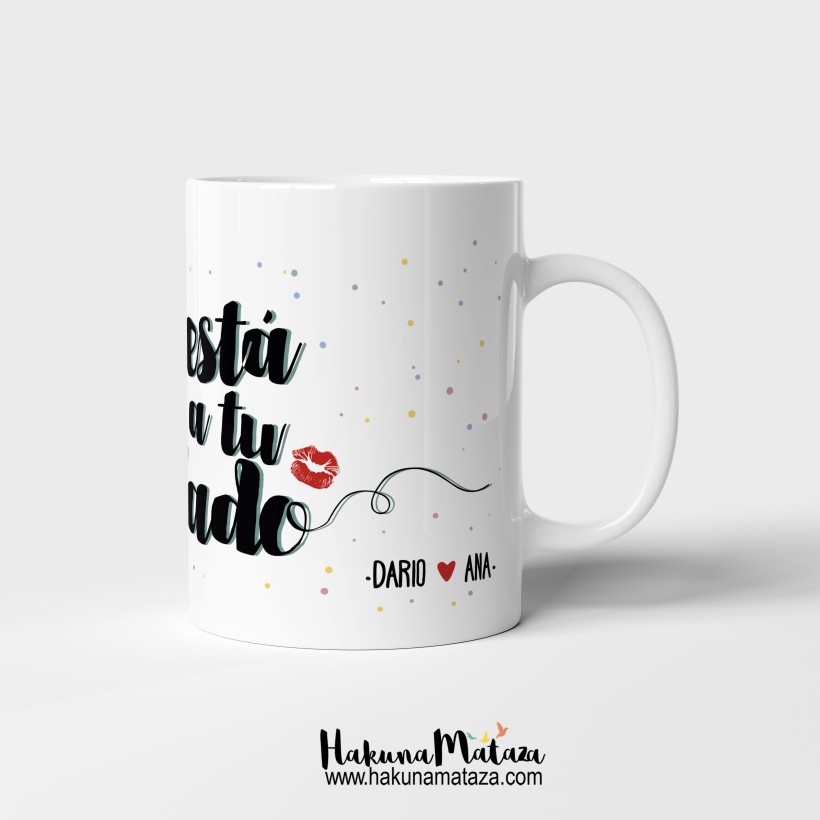 Taza personalizada - Mi lugar favorito esta a tu lado Taza personalizada - Mi lugar favorito esta a tu lado