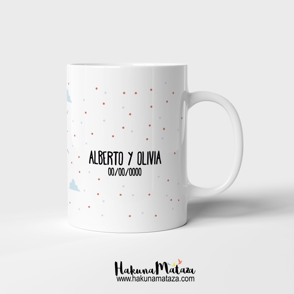 Taza personalizada - A tu lado la vida es chula