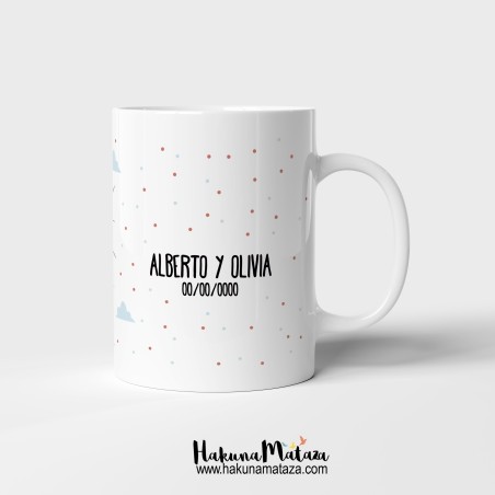 Taza personalizada - A tu lado la vida es chula
