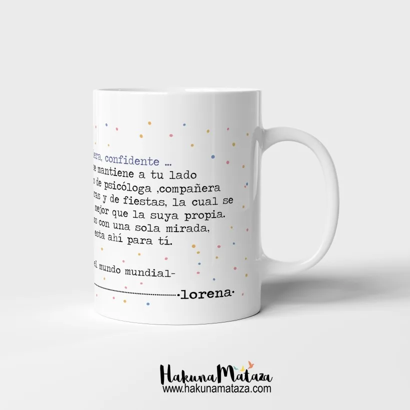 Taza personalizada - Amiga (definición divertida) | Hakuna Mataza 2