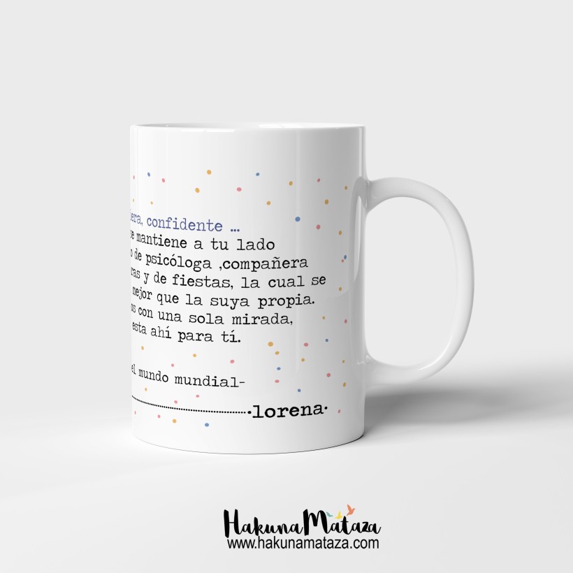 Taza personalizada - Amiga (definición divertida) Taza personalizada - Amiga (definición divertida)