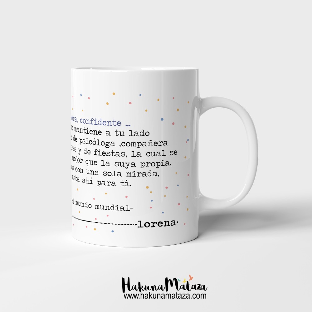 Taza personalizada - Amiga (definición divertida)