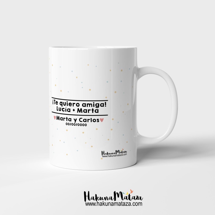 Taza personalizada - Si la amistad es un tesoro Taza personalizada - Si la amistad es un tesoro